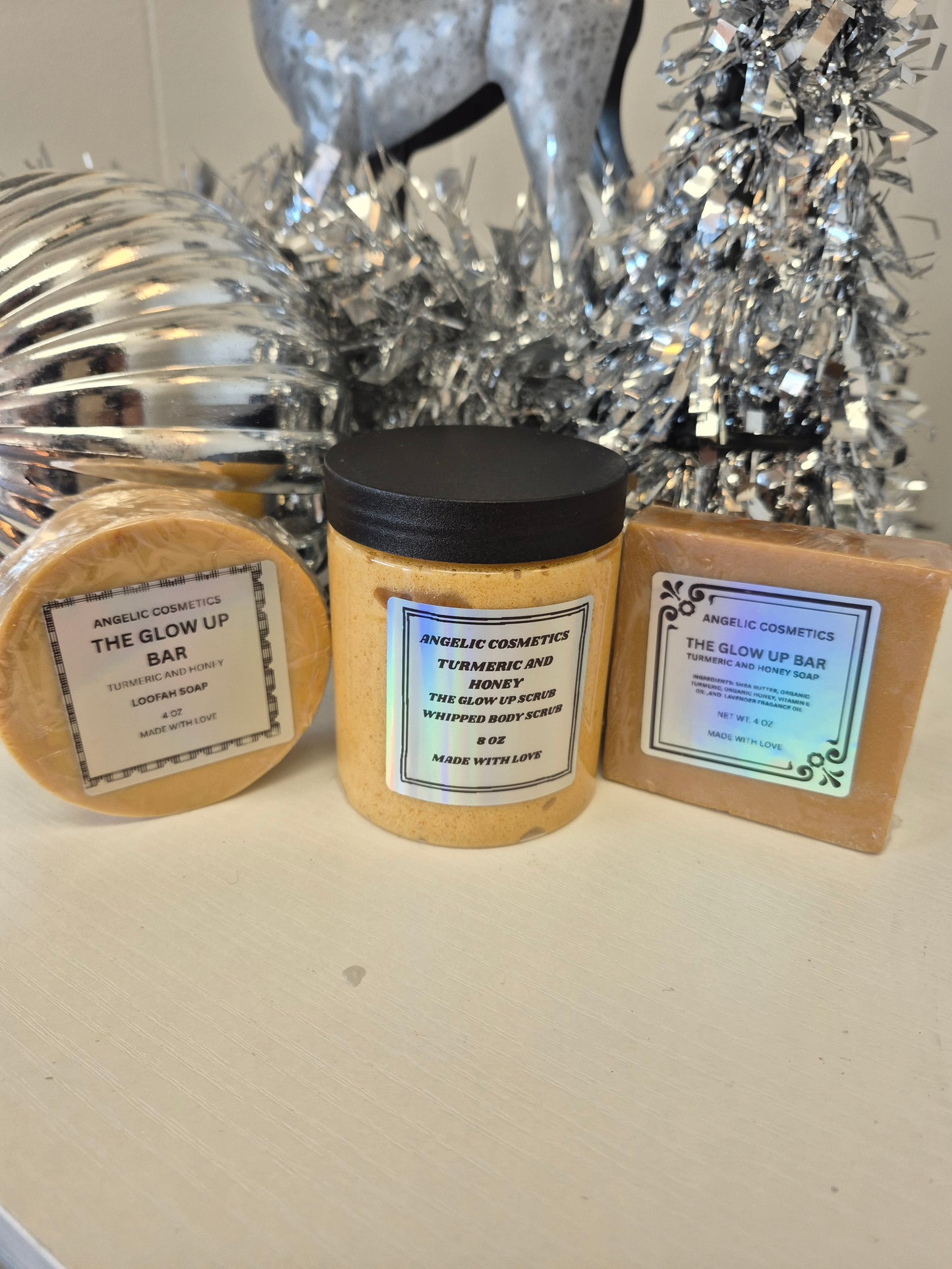 Turmeric and Honey The Glow Up Scrub