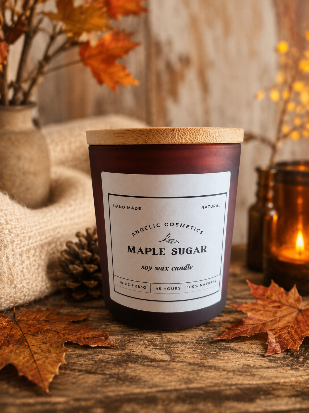 Maple Sugar Soy Wax Candles