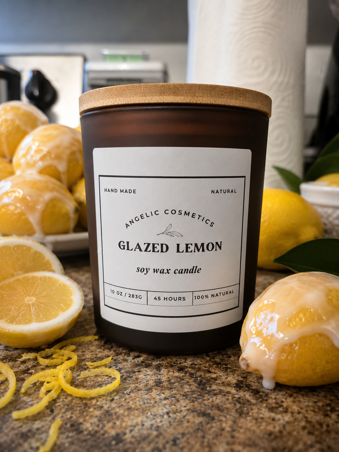 Glazed Lemon Soy Wax Candles