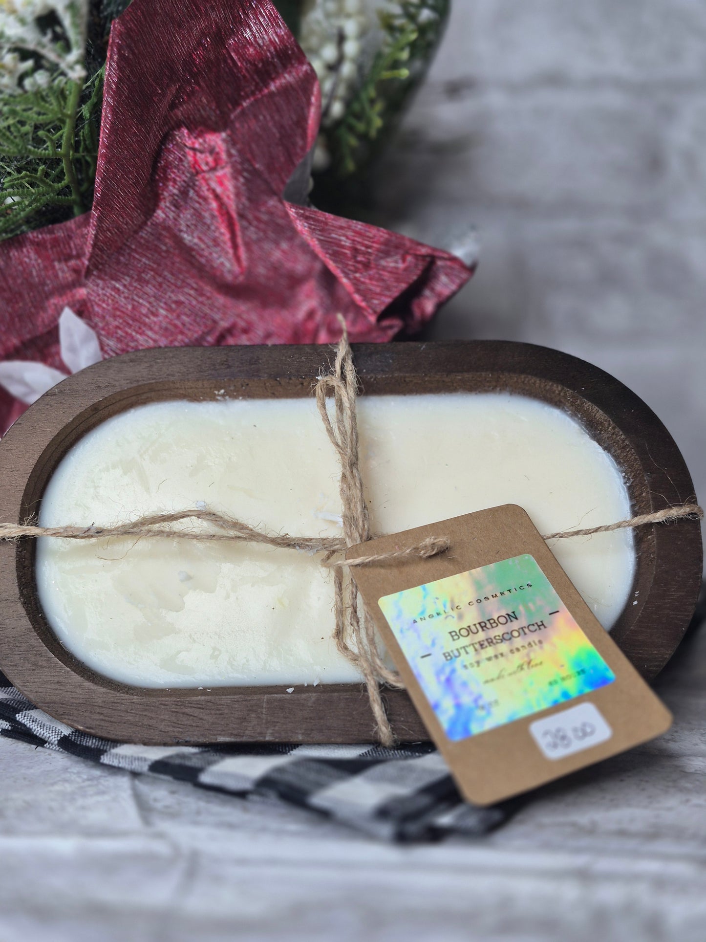 Bourbon Butterscotch Dough Bowl Candles