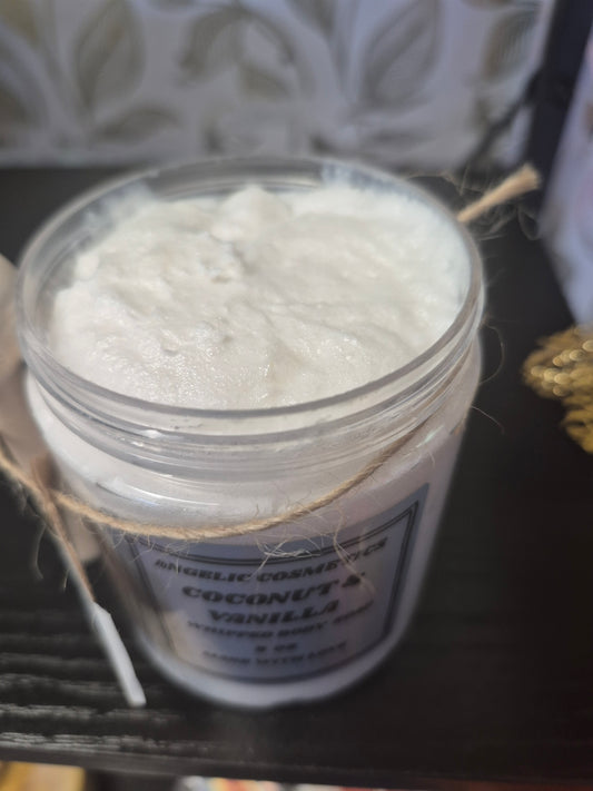 Coconut and Vanilla Whipped Body Soap