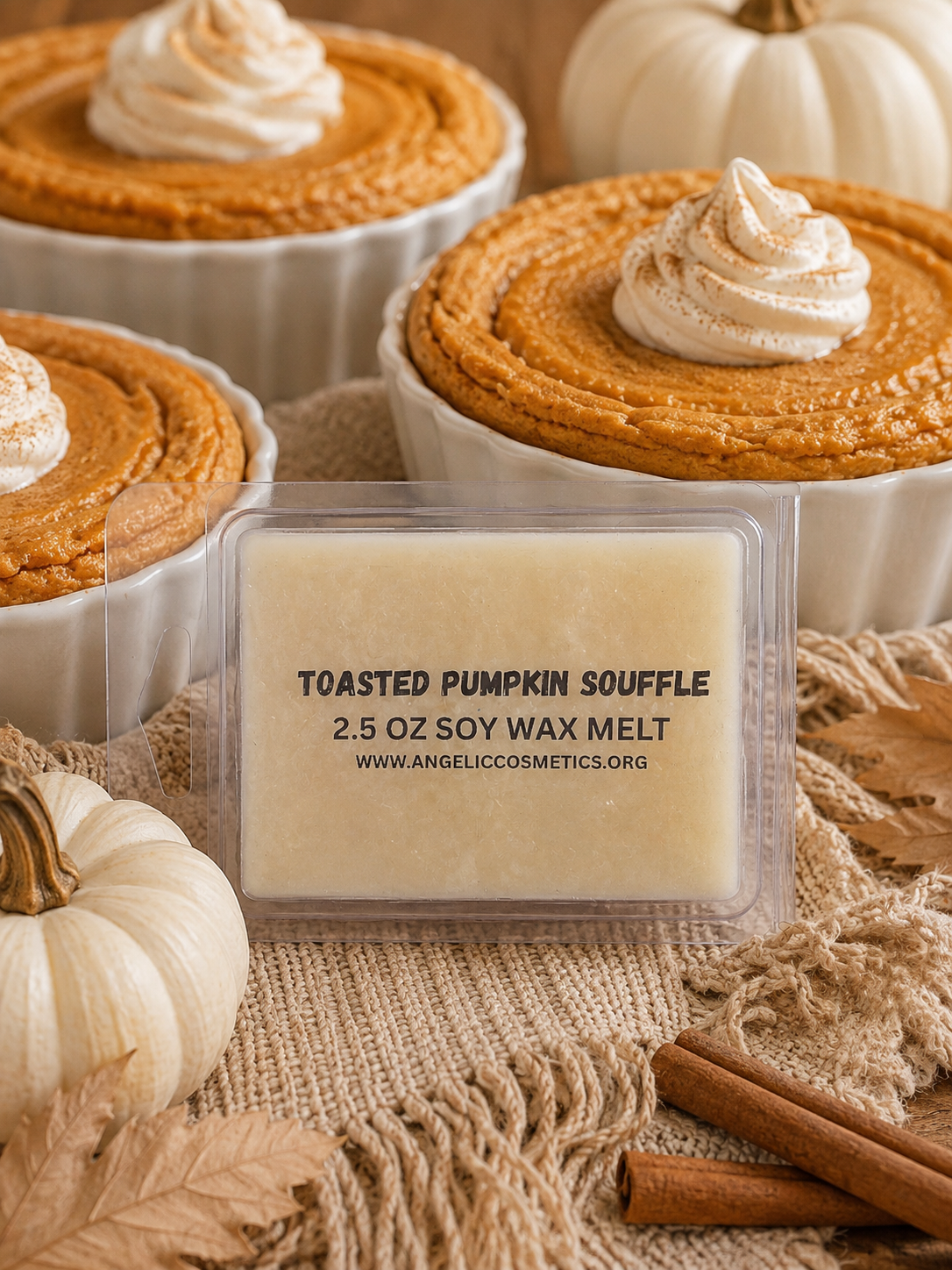 Toasted Pumpkin Souffle Soy Wax Melts