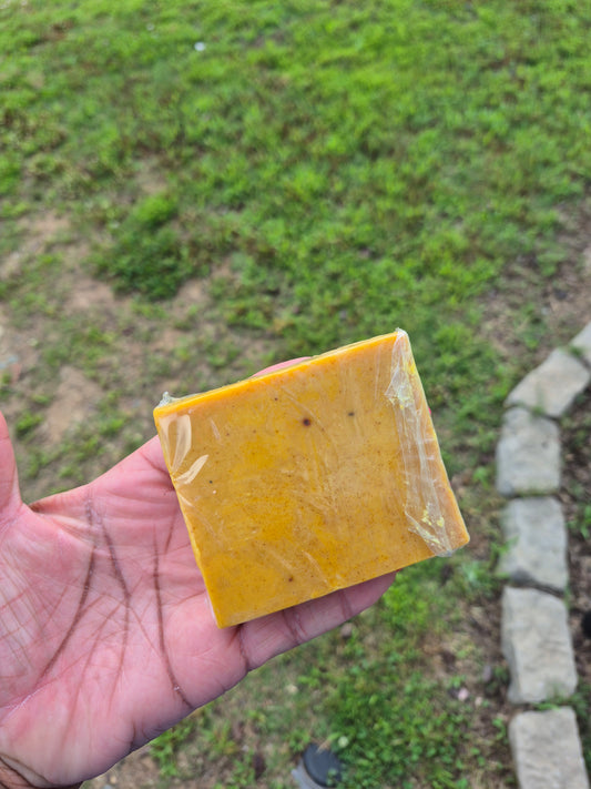 The Glow up Bar Turmeric and Honey Soap