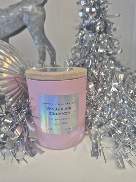 Vanilla and Cinnamon Soy Wax Candles