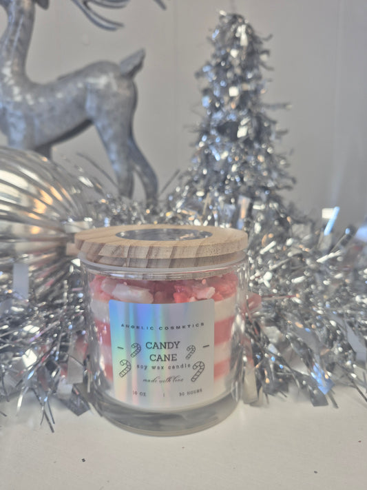 Candy Cane Soy Wax Candles