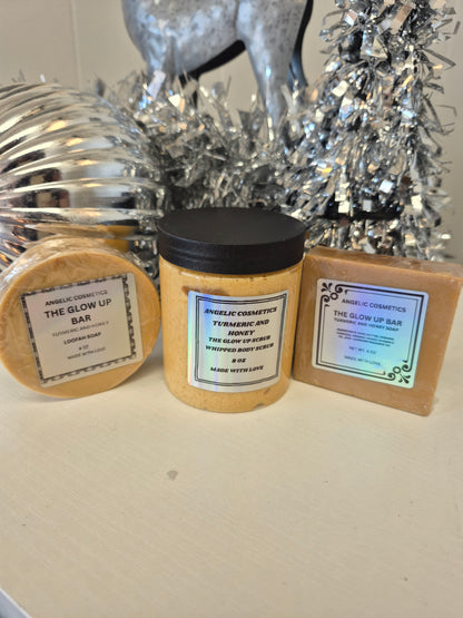 Turmeric and Honey The Glow Up Scrub