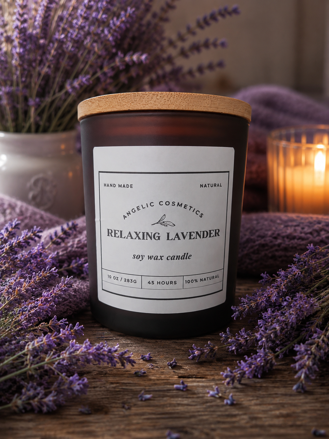 Relaxing Lavender Soy Wax Candles