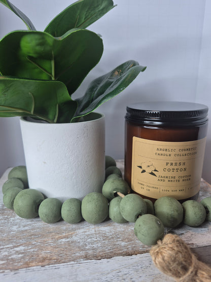 8 oz Luxury 100% Soy Wax Candles