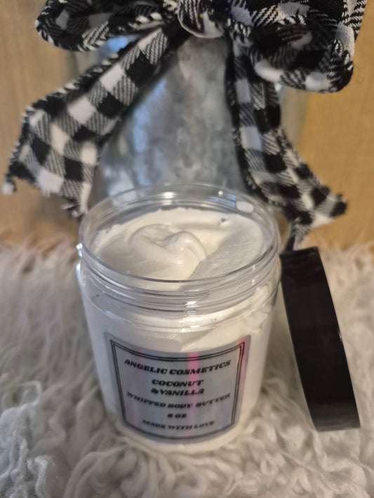 Coconut and Vanilla Whipped Body Butter 🥥