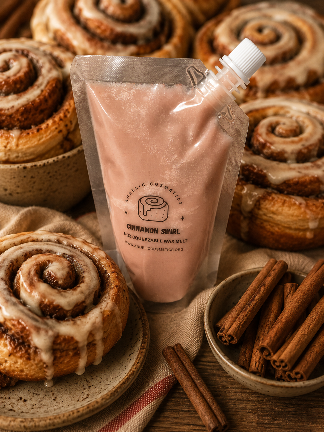 Cinnamon Swirl Squeezable Soy Wax Melts