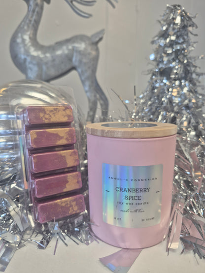 Cranberry Spice Soy Wax Candles