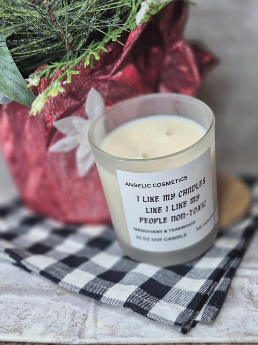 Mahogany & Teakwood Soy Wax Candles