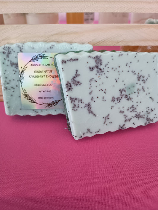 Eucalyptus Spearmint Shower Handmade Soap 🫧🧼