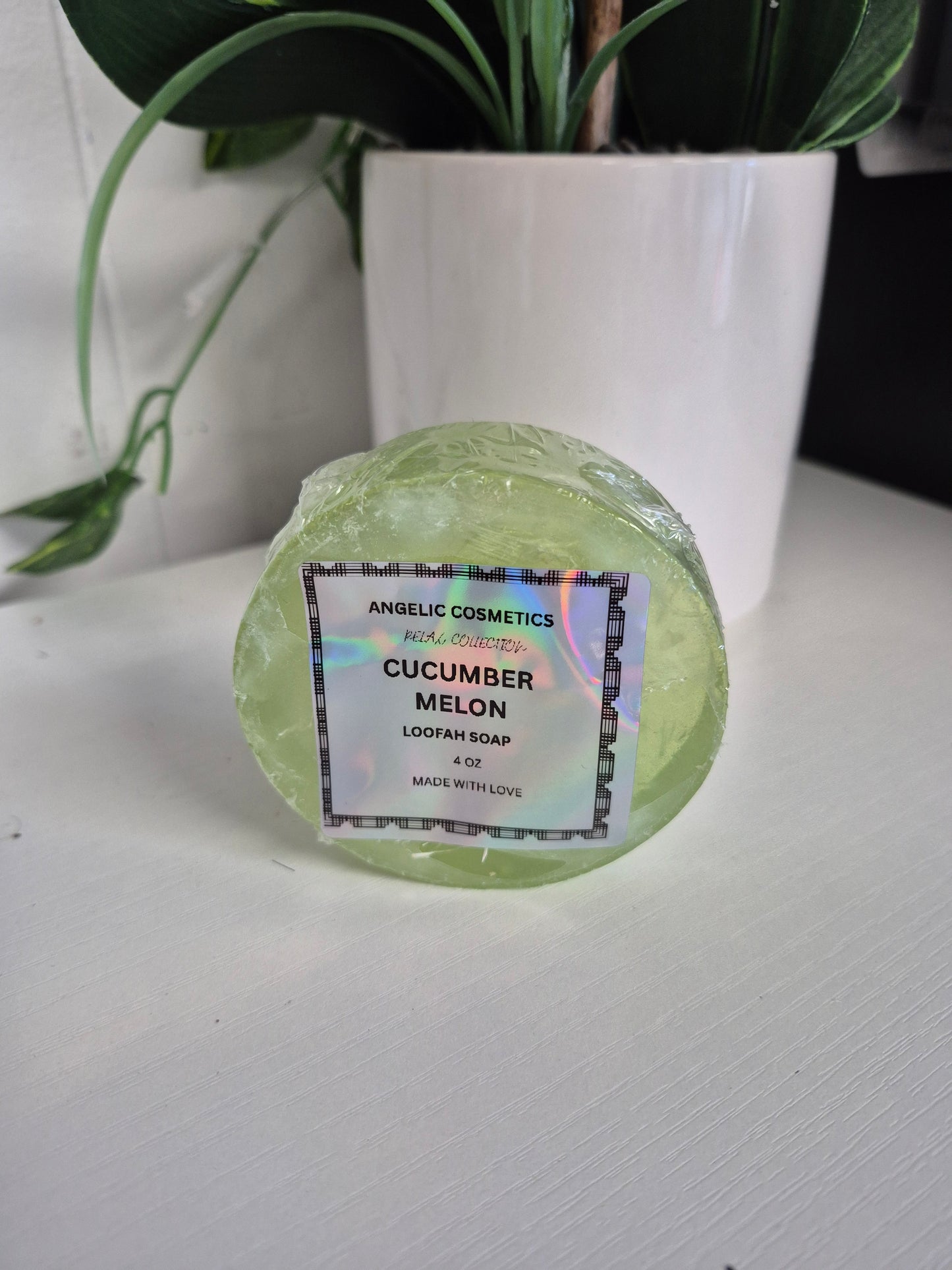 Cucumber Melon Loofah Soap