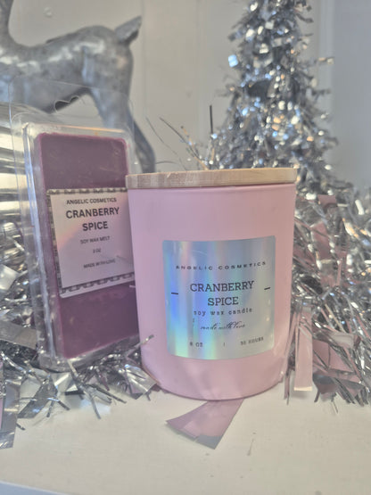 Cranberry Spice Soy Wax Candles