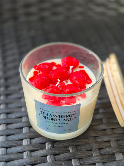 Strawberry Shortcake Soy Wax Candles