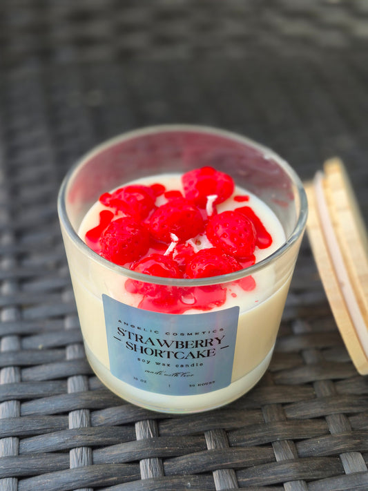 Strawberry Shortcake Soy Wax Candles