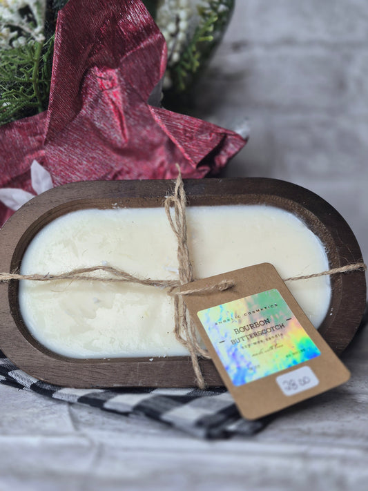 Bourbon Butterscotch Dough Bowl Candles